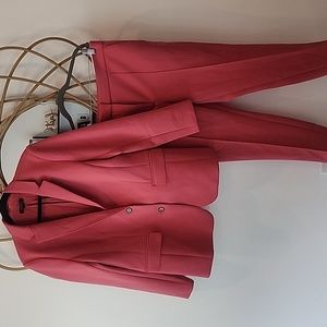 Ann Taylor Pink Structured Blazer
